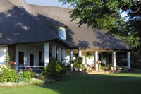 Verandah bathed in sunlight